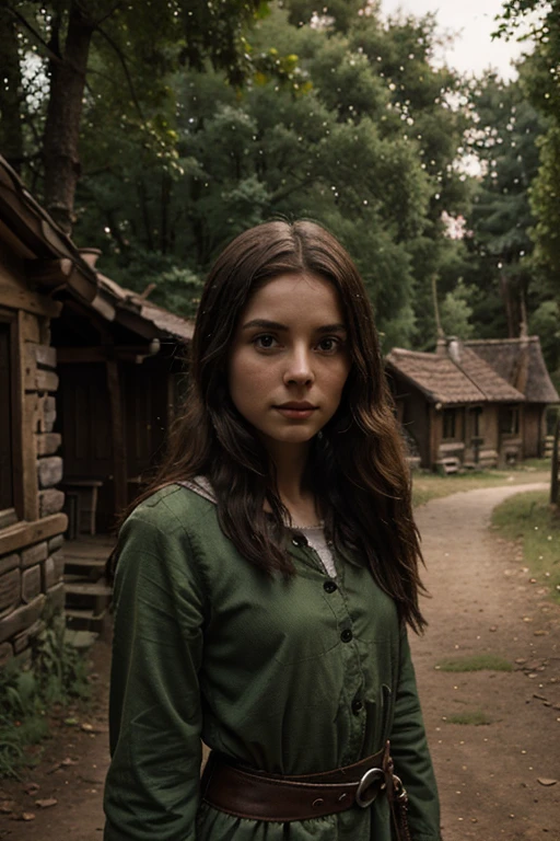 In a small village nestled at the edge of an ancient forest, there lived a young girl named Elara. Elara had always felt a deep