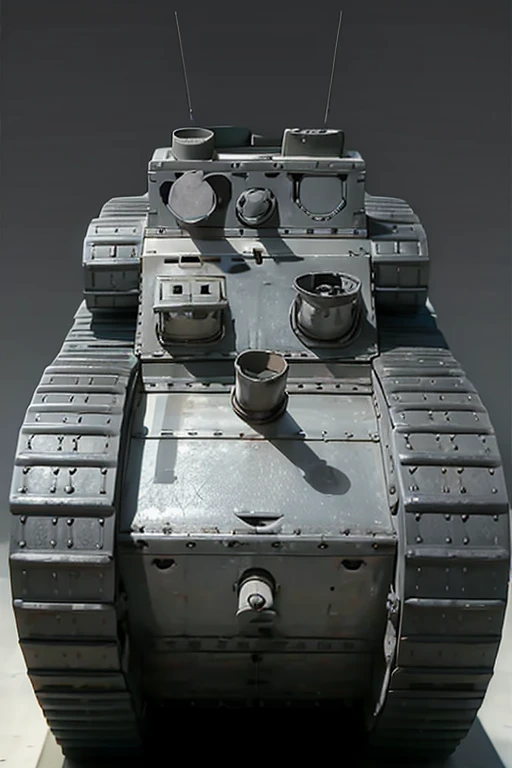 A grey german tank destroyer tank with a 460mm gun