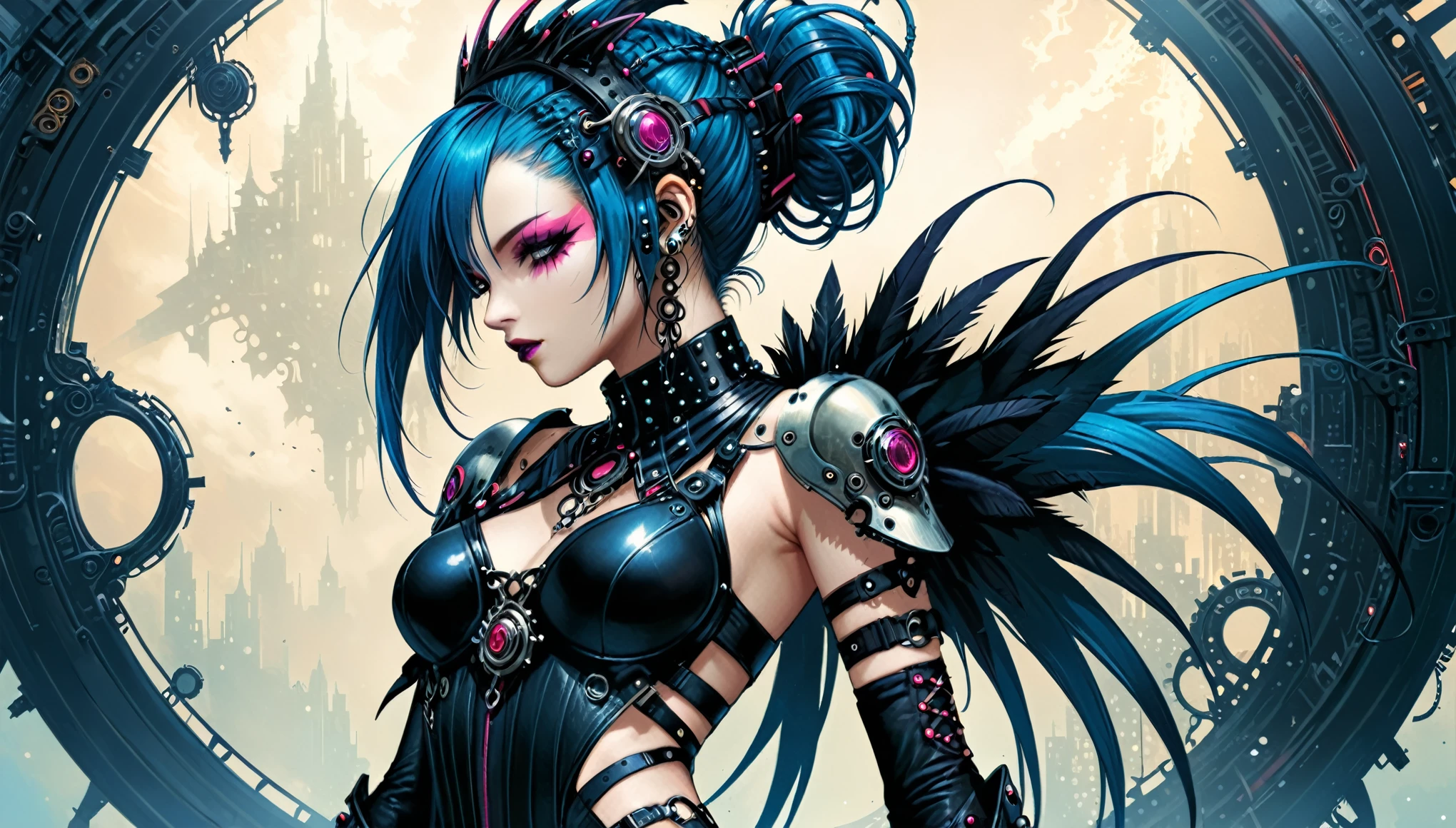 cybergoth fashion by Aaron Horkey,