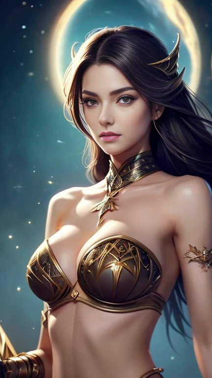 war witch,beautiful girl,Warrior,Beautiful Hair,luxury,wonderful,elegant,complicated,High detail,Digital Painting,Art Station,Concept Art,Sharp Focus,Illustration,Art by Ross Tran,sexy ultra micro bikini,Perfectly beautiful big bust,beautiful abs,Perfectly beautiful designed and detailed face,Perfectly beautiful hair,god々Cool atmosphere,Perfectly beautiful and balanced body,silky and beautiful skin,Perfectly beautiful and balanced face,have a magic spear in hand, Perfectly beautiful designed and detailed Mysterious tattoos,Perfectly beautiful designed and detailed armor,Feminine figure.Beautifully and delicately designed hair accessories