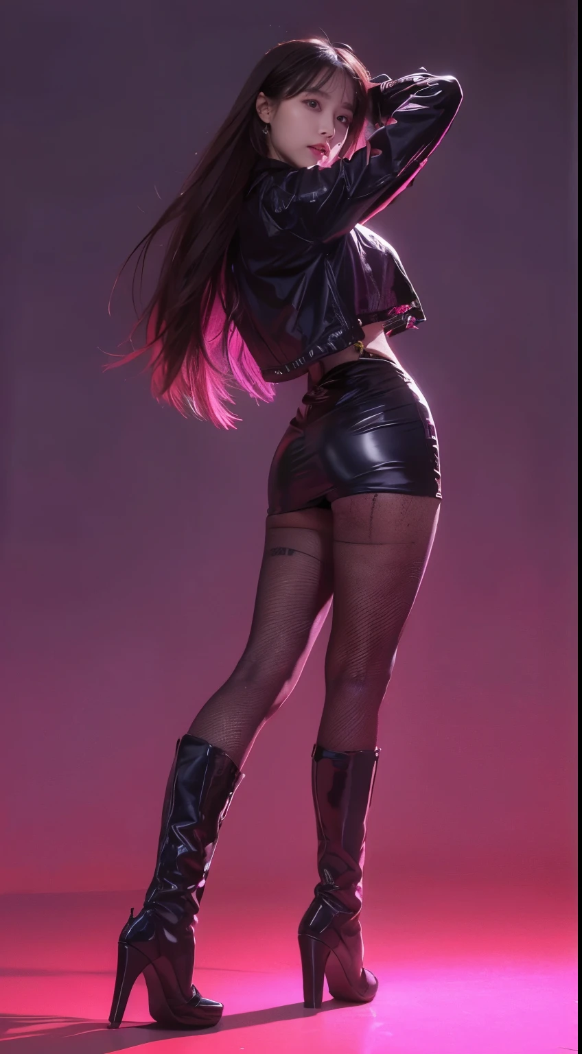 8K, best quality, 1 Girl, (Skin dentition), night, (dark), The interior background is clear,