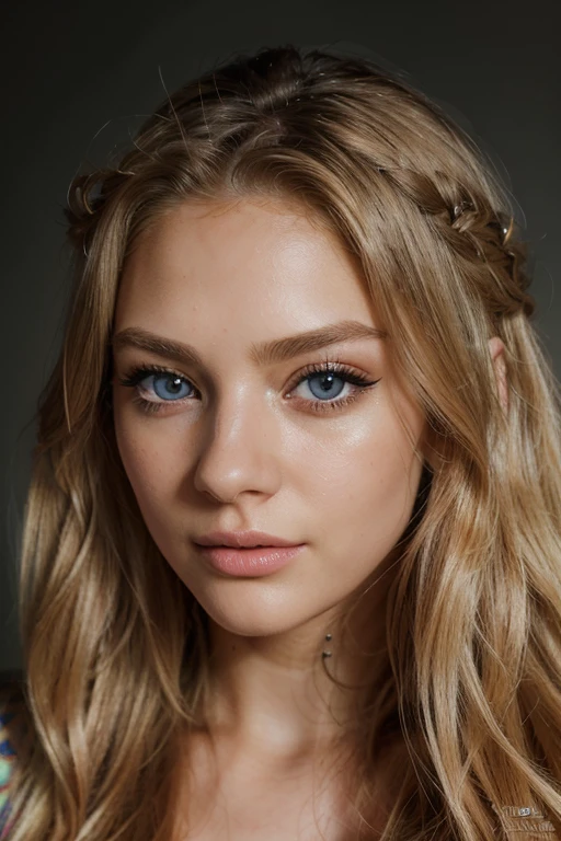 (best quality,ultra-detailed,highres:1.2),beautiful detailed eyes,beautiful detailed lips,extremely detailed eyes and face,long eyelashes,blonde long hair,attractive gaze,locks eyes with the viewer,sexy,portrait,photography,vivid colors,studio lighting