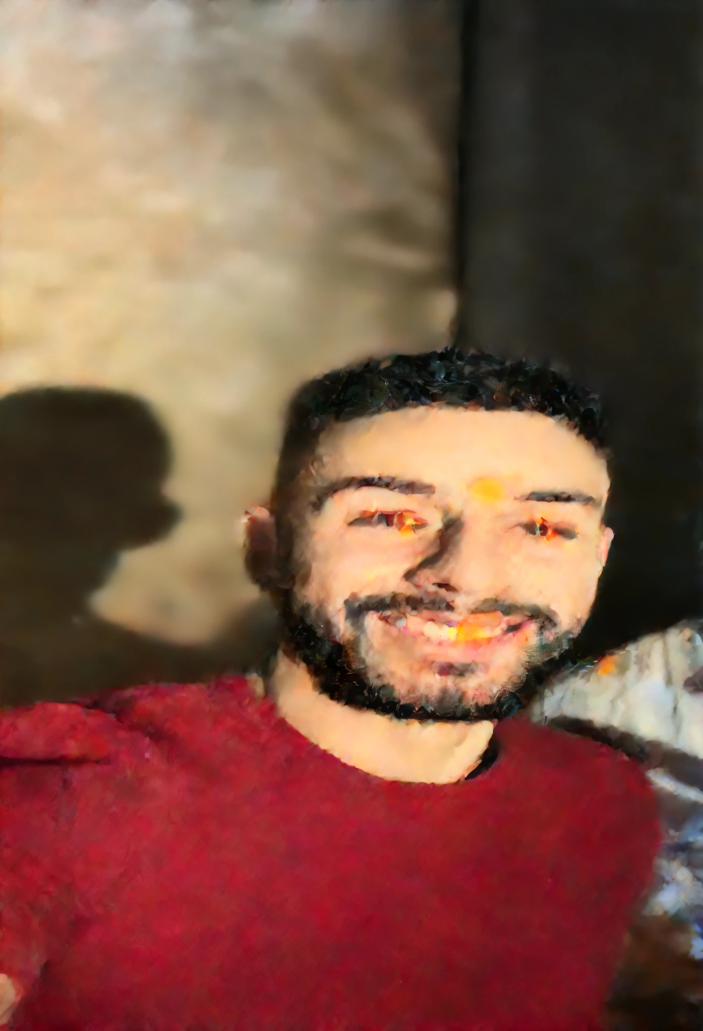 realista:1.3,( fotorrealista, 8K, Fotos RAW, Qualidade premium, Obra-prima, epic lighting. de perto, Imagem centralizada), (primeiro plano),((1 lindo homem lindo sorriso, well-formed and self-confident muscles, Post-apocalyptic, guerreiro, Rostro y cuerpo perfeitoamente detallados, (primeiro plano), cena chuvosa, poor lighting due to rain,(( rosto e corpo molhados da chuva:1.5)),Atmospheric Lighting, dynamic pose, cabelo lindo e detalhado, Roupas de couro)), ((Cena imaginativa)),((perfeito, Meticulosamente detalhado.:1.3)), ((Tiro certeiro: 1.4)), ((melhor qualidade )), ((Obra de arte)), 3D, (hiper detalhado: 1.3), ((epic scenery: 1.3)), ((noite background: 1.3 ))), (((noite:1.2))), ( Fotorrealista: 1.4), ((frontal camera)),( (Low-light noite cinematic lighting: 1.2)). 32