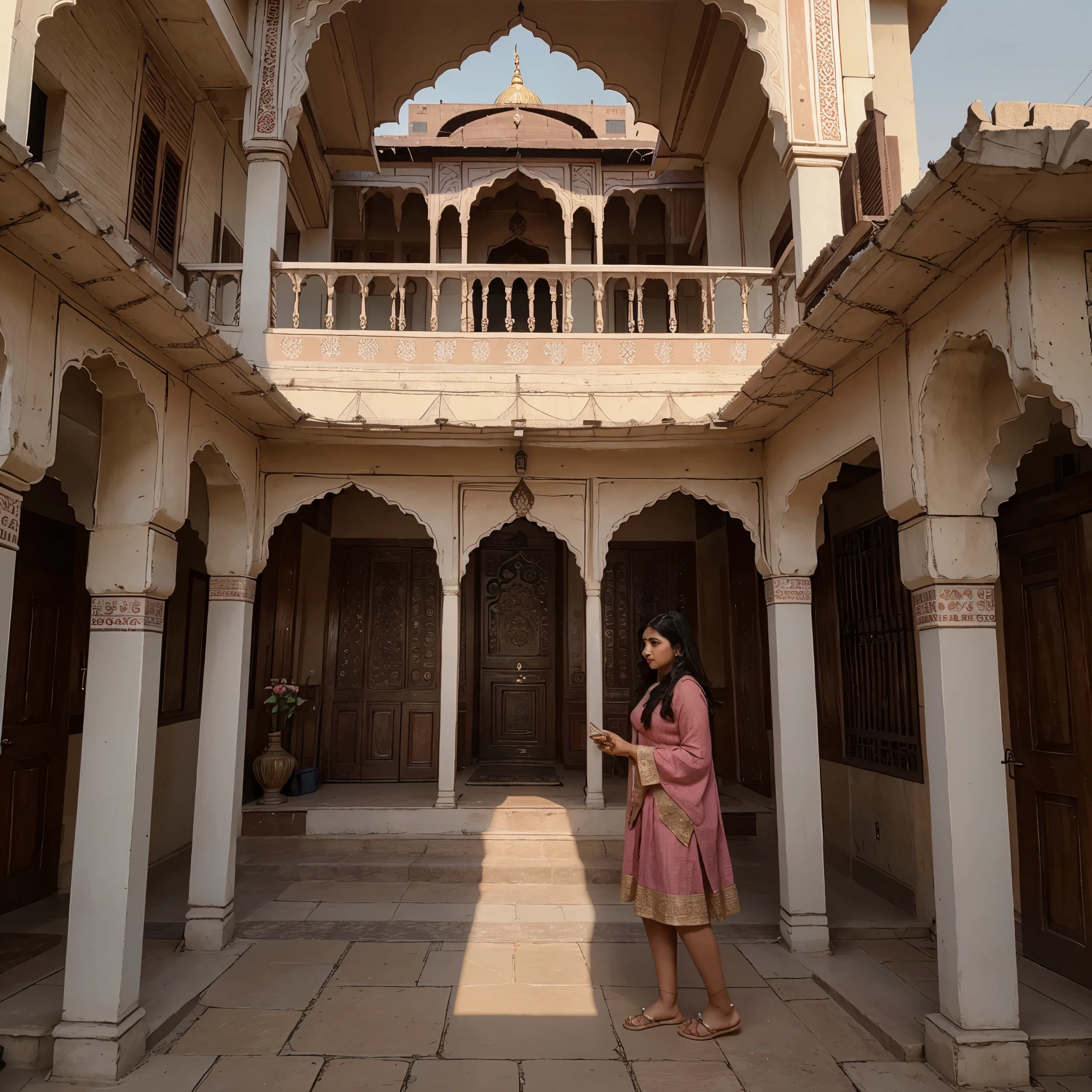 Ek khubsurat gaon , ush gaon ka har ek Ghar roose se bana hua hai ushme se bada mahal rahe