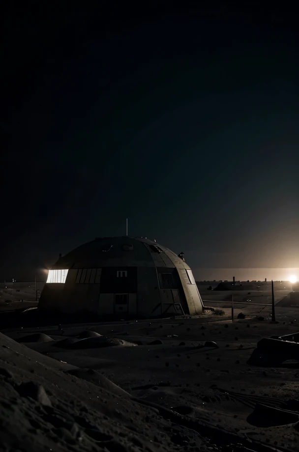 german ww2 bunker on the moon