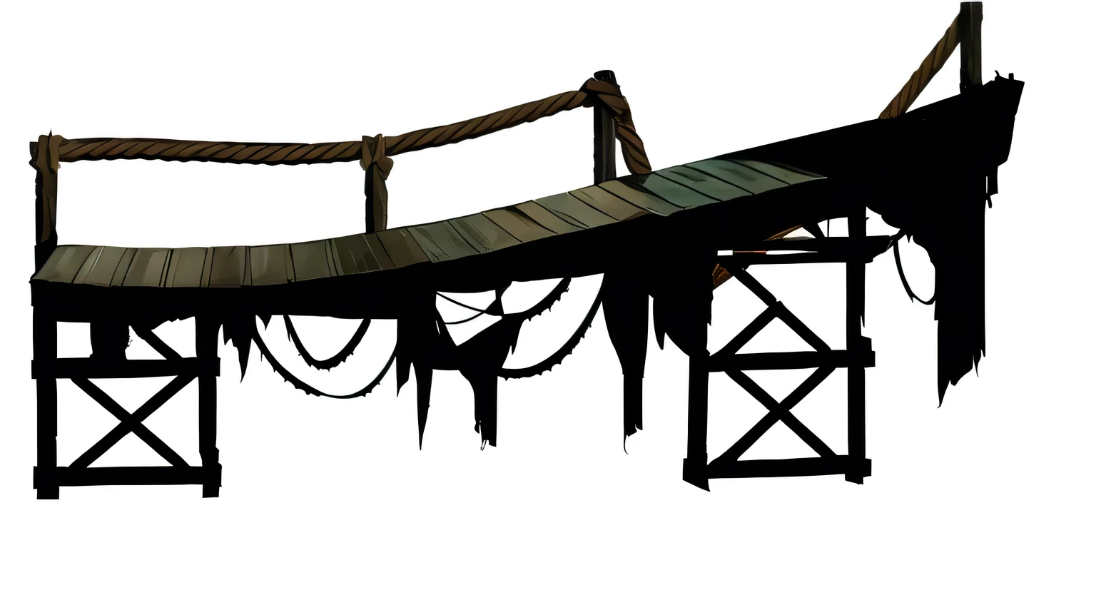 there is a boat that is sitting on the water at night, parte traseira dos elementos da cenografia, fundo escuro do hangar, design de ambiente de jogo 2 d, lighting path traced, 2d ativo do jogo, arte conceitual, arte conceitual, random background scene, painted as a game arte conceitual, ativo do jogo, game render, stylized arte conceitual, ambiente de noite escura
