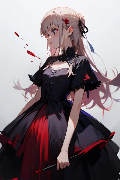 Skull  and blood dress magical girl