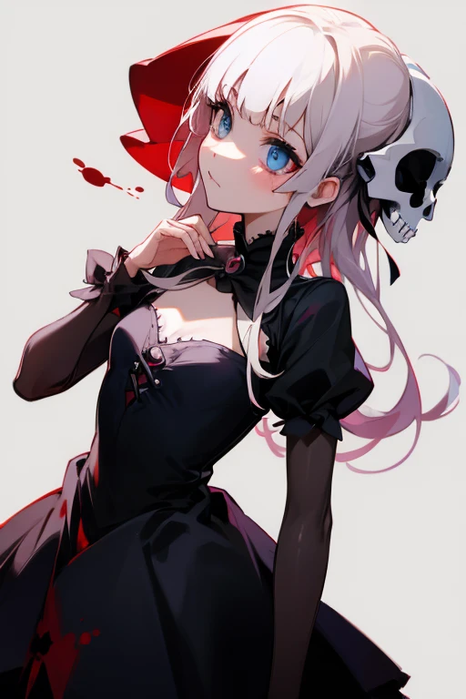 Skull  and blood dress magical girl