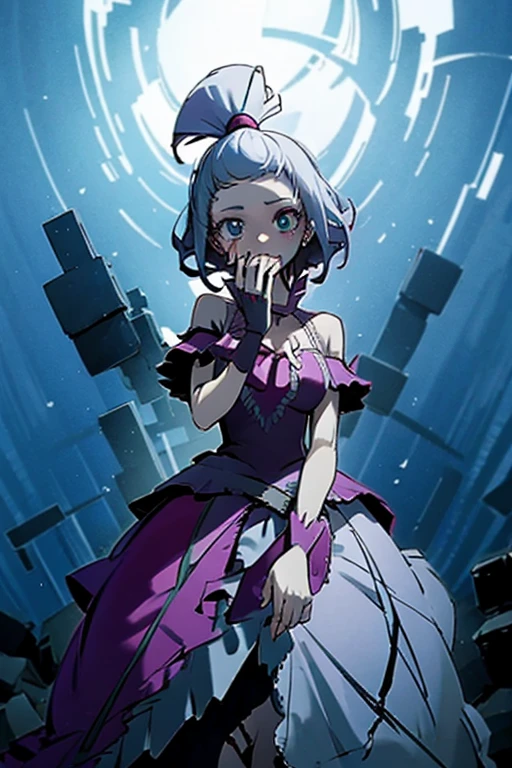 Skull and blood dress magical girl