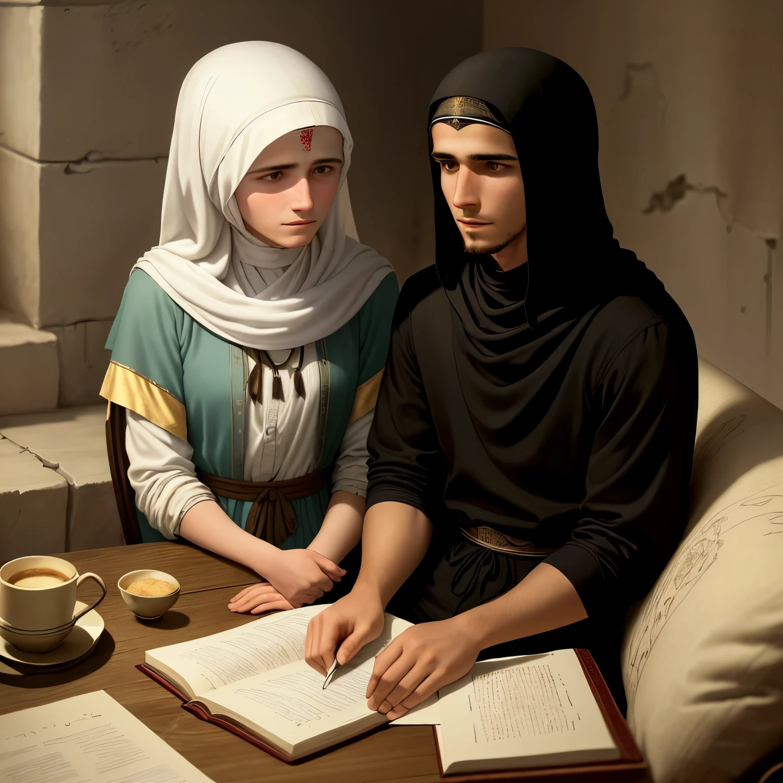 There was a young man named Joseph, who lived in a state of expectancy and despair. He felt that he had no value or meaning, and this led to thoughts of suicide. His mother was Fatima, and she seemed very good and wanted to help him.