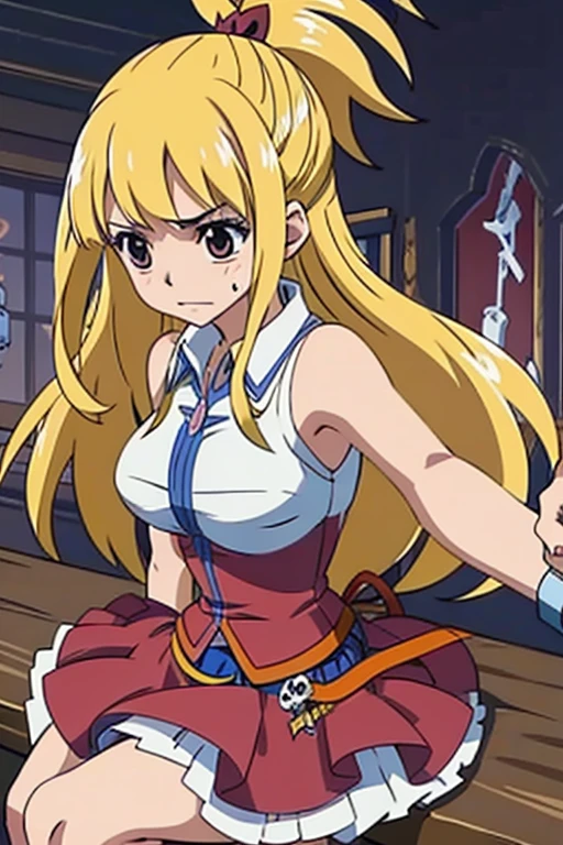 Skull and blood dress magical girl