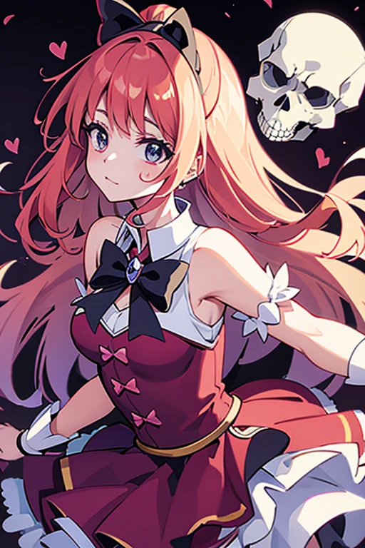 Skull  and blood dress magical girl