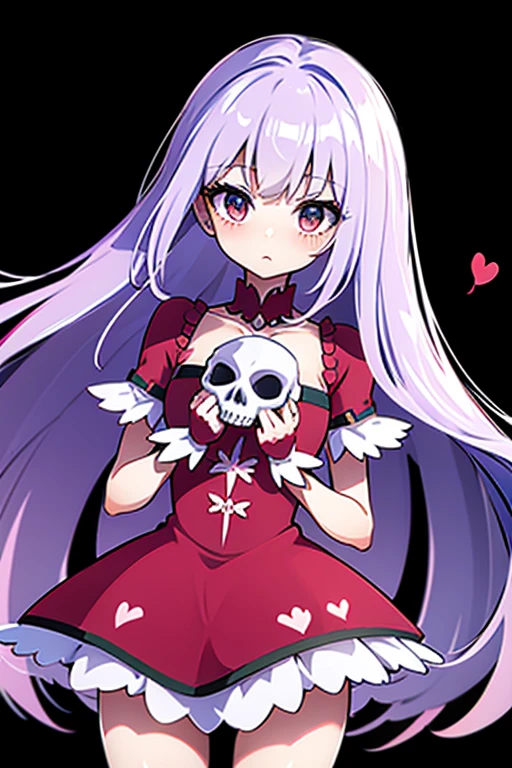 Skull  and blood dress magical girl