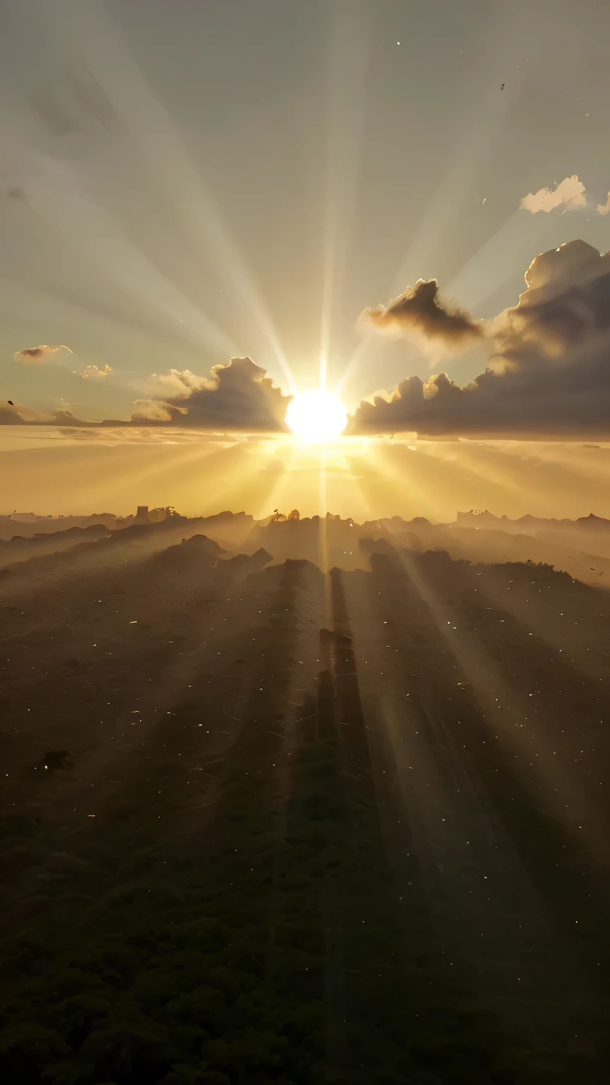 Imagem sugerida: O sol brilhando durante o dia