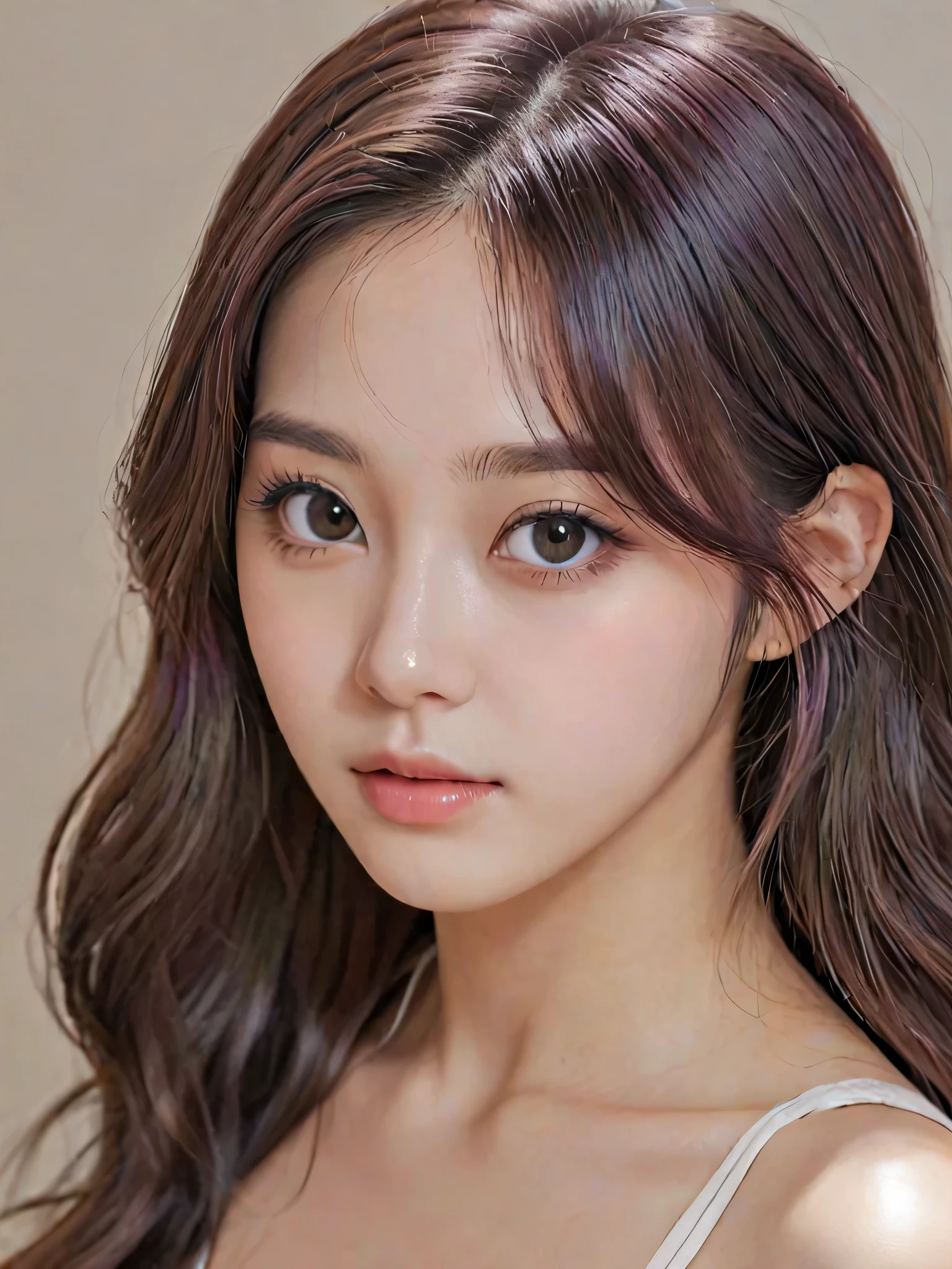 a beautiful k-pop girl,