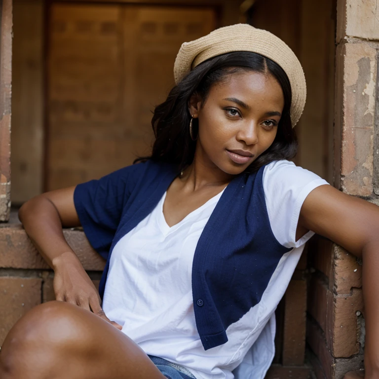 South african woman, beautiful,