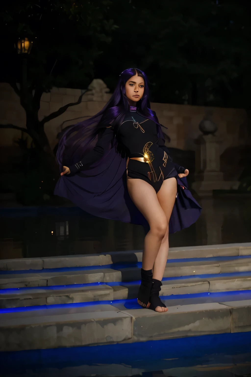 ((best quality, 8k, 32k, master piece, UHD: 1.2, professional photo, ultra realistic photo, masterpiece)), fantasy, Multi-angle, Close-up photo, ultra detailed photo, beauty warrior, sexy, erotic , pornography, (goddess of beauty), 1 girl, wide legs, wide open, crouched showing pussy, pubic hair sticking out of micro panties stuck in pussy, ((big breasts, gigantic display: 1.2, long and pointy breasts, Long natural breasts sticking out outside the cleavage, porn)), ((sexy body, curved body, naked body, fit body, six-pack abs, big perky ass)), Seraphina is a rider who likes to show off her sexy body, her pussy, her beautiful breasts and her secrets, her feminine private parts, her exposed breasts, exposed, her captivating beauty combines harmoniously with her exceptional sex skill. Her blue eyes shine with determination, (bright purple eyes) while her colorful hair falls in soft waves over her shoulders. Dressed in finely crafted, very detailed clothing, sexy armor with gold details and jewels, she exudes a subtle sensuality.
(Seraphina is a desired warrior, the most beautiful of all women, The armor embraces the curves of her female body with elegance, everything perfect, everything detailed, perfectionist), Highlighting the breasts with sensuality. Delicate lines and intricate details add a touch of seduction to her presence. A flowing cape dances in the wind as she moves, adding an element of mystery and charm. Her face is very beautiful and attractive, full lips, makeup on her face, big eyelashes, perfect woman.
armor and adjusted to highlight her femininity and muscular abdomen.
Seraphina is more than just a sexual figure; she is a formidable warrior with a magnetic aura that transcends the battlefield. Her charm lies in the unique combination of beauty, sensuality, pornography, everyone admires her for her erotic, naked appearance ((with transparent micro panties showing pussy)). environment: medieval, dark, thunder, lightning.
