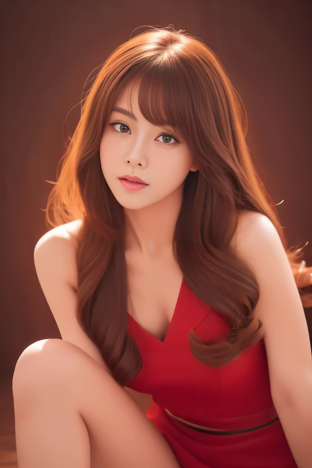 (masterpiece、High resolution,high quality)、Amazing supermodel、double eyelid、Red Valley Blues、Orphan Song、Duel in the Red Valley、Professional photography、The Ultimate in Beauty、Perfect Anatomy、Beautiful limbs、