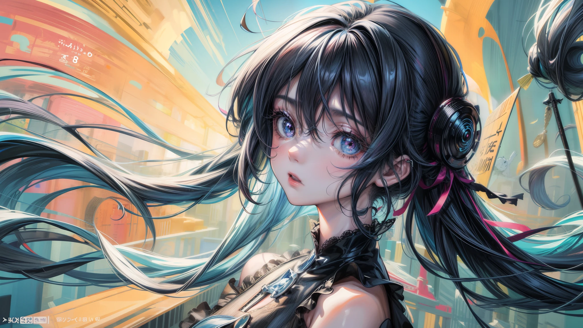 Chica anime con ojos azules y vestido blanco sosteniendo un cristal azul., arte de anime digital detallado, estilo anime 4k, Fondo de pantalla de arte anime 4K, Fondo de pantalla de arte anime 4k, arte de anime detallado, fondo de pantalla de arte anime 8 k, hermoso retrato animado, arte de anime detalladowork, hermoso arte animework, hermoso arte anime, retrato detallado de chica anime, Fondo de pantalla animado 4K