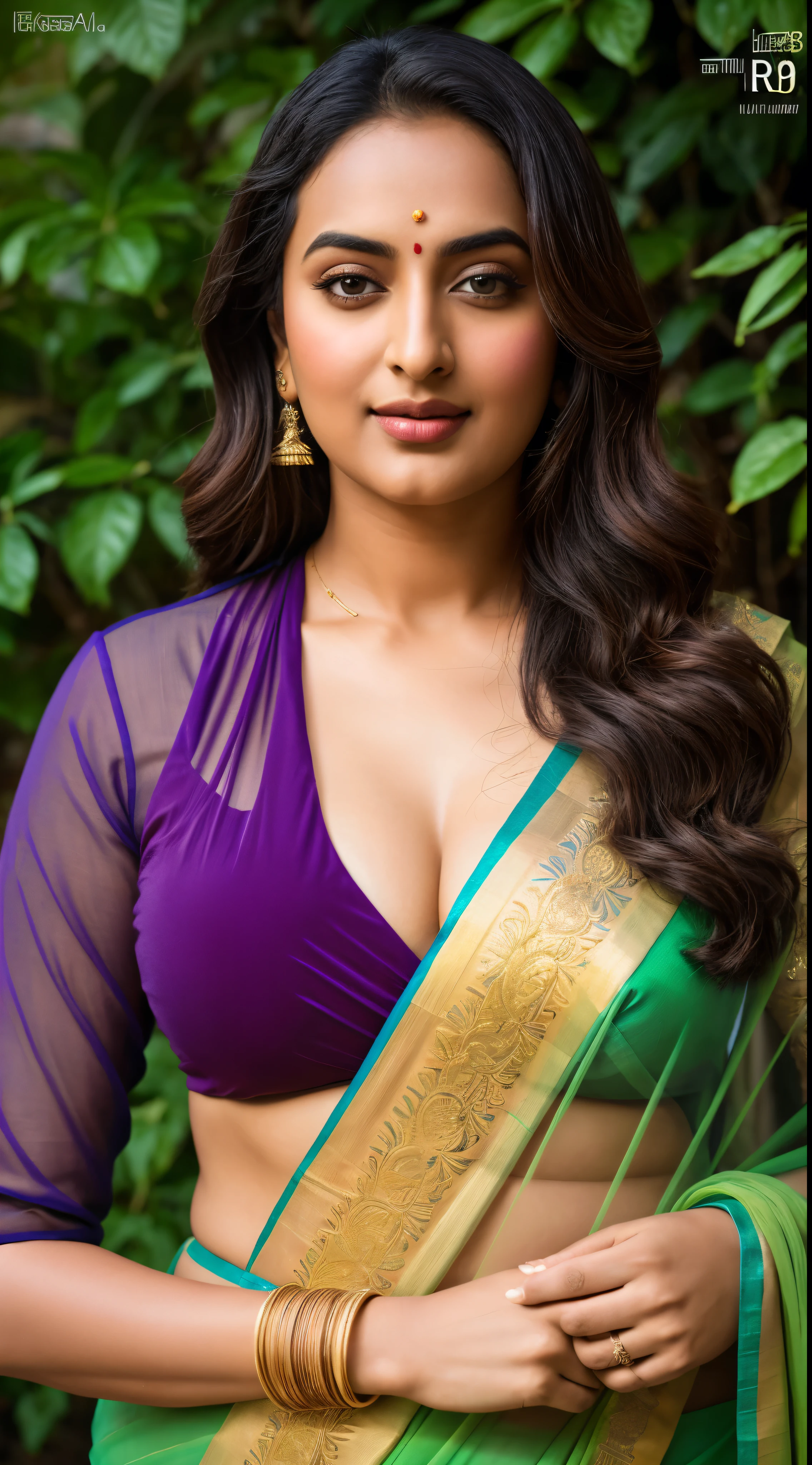 Foto RAW, photorealistic, photography, full body shot, master shot, perfect eyes, goddess like beauty, pierced eyes, perfect thick chubby mallu Desi aunty bhabhi, Wearing a Stanapatta, a chest-band.Saree model, model Photography, Indian saree shoot, Indian traditional wear advertising photography, traditional wear brand shoot, face of Indian actress Sonakshi Sinha, masterpiece, realistic, realism, incredible details, pleasure, photorealism, detailed skin, skin pores, high contrast, photorealistic Artstation 8k HD digital art trend of high definition and detailed realistic skin texture, ultra detail, realistic skin texture, armature, best quality, ultra high definition, (photorealistic:1.4),, high resolution, detail, raw photo, sweat, Re sharp, by Lee Jefferies Nikon D850 Film Stock Photo 4 Kodak Portra 400 Camera F1.6 Lens Rich Color Ultra Real Realistic Realistic Textures Dramatic Lighting Unreal Engine Trending at Art Station Cinestill 800,(pele altamente detalhada: 1.2), 8k UHD, DSLR, soft-lighting, alta qualidade, grain of film, Fujifilm XT3,she didn't like to wear blouse or bra, she is happy to wear only saree, she hates blouse or bra, detailed hairy armpits, hyper realistic skin, skin pores, sweat, veins,