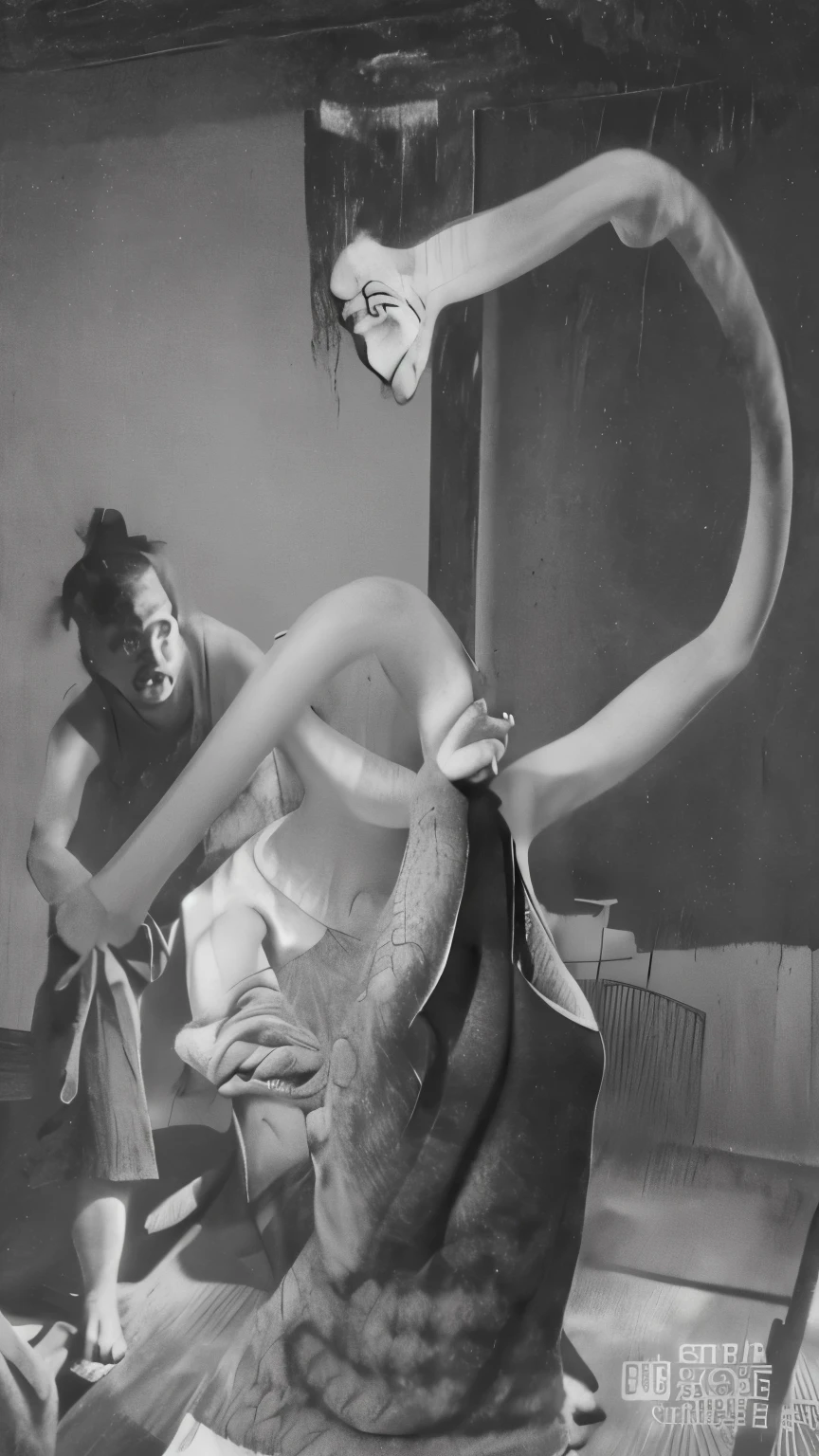 Rokurokubi is a woman who has the ability to amazingly stretch her neck to scare people.