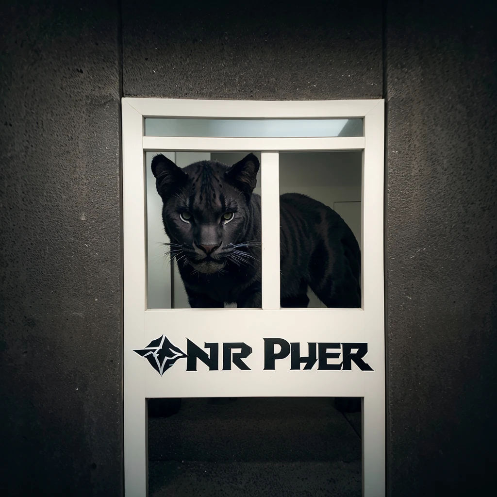 Crie uma logo para uma loja de roupas com uma pantera como o nome winter panther
