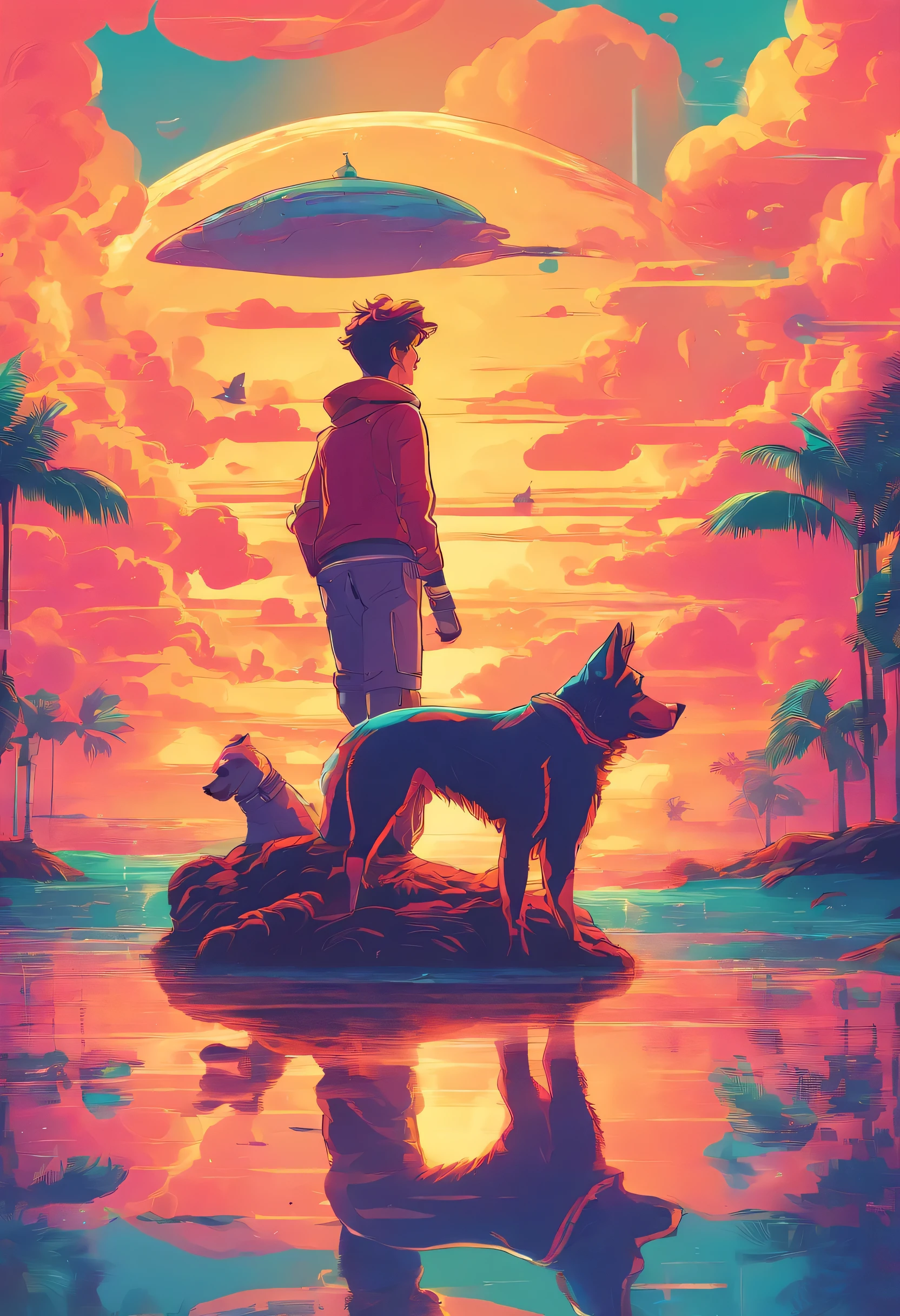 (best quality,4k,8k,highres,masterpiece:1.2),ultra-detailed,(realistic,photorealistic,photo-realistic:1.37),
dog,loyal companion,deep soulful eyes,shiny coat,long wagging tail,playful disposition,parks and open spaces,running and fetching balls,unconditional love,caring for family,happiness,joyful moments,mischief,cute and adorable,curled up on a cozy blanket,napping under the sunlight,energetic walks in the neighborhood,training and learning new tricks,sniffing and exploring new scents,exploring the nature,meeting new dog friends,excitement when seeing the leash,get ready to go outdoors,friendly interactions with other animals,fetching frisbees and sticks,mid-air jumps and catches,running fast with the wind in the fur,having fun at the beach,swimming in the water,playing in the snow,rolling on the grass,admiring the beauty of nature,admiration for their loyalty and companionship,love and bond between humans and dogs,unforgettable memories.