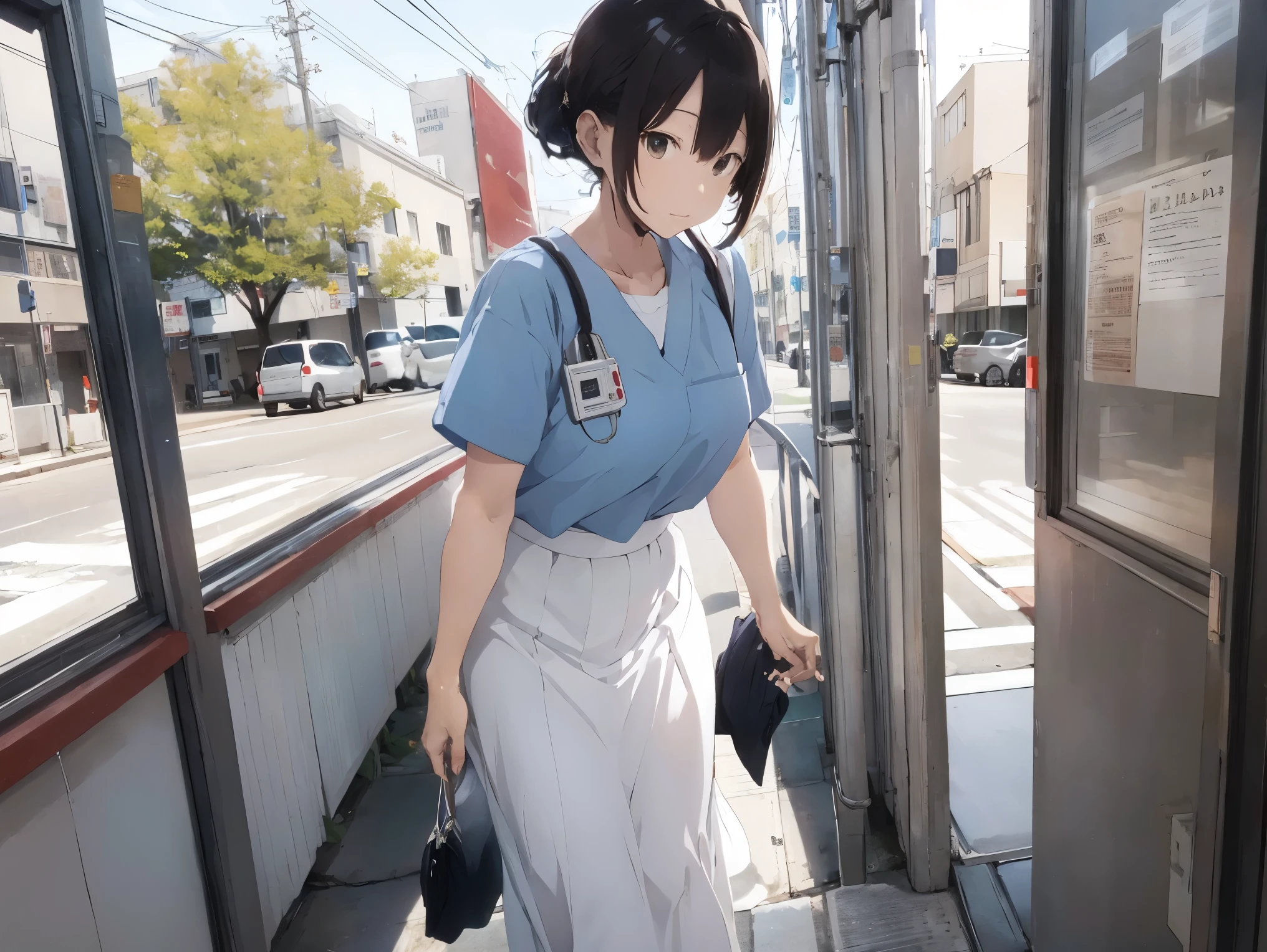 in long skirt、Flirting in the nurse's office、bed