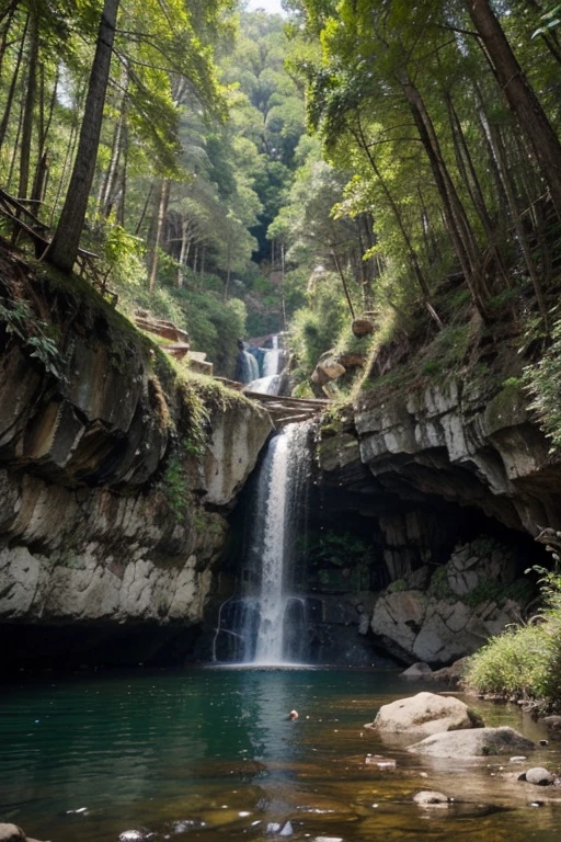 Una imagen de naturaleza donde se aprecia Aventura libertad y viajes, Y en segundo plano un animal atacando