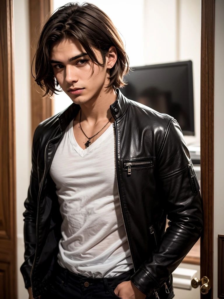 brown-haired, guy killer in dark fantasy