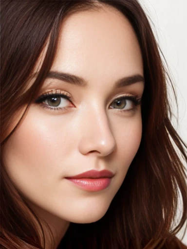 a perfect  Scottish woman focus on the face.