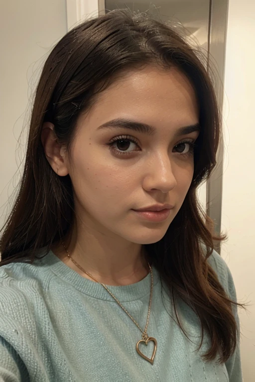 bonita que ama usar o instagram