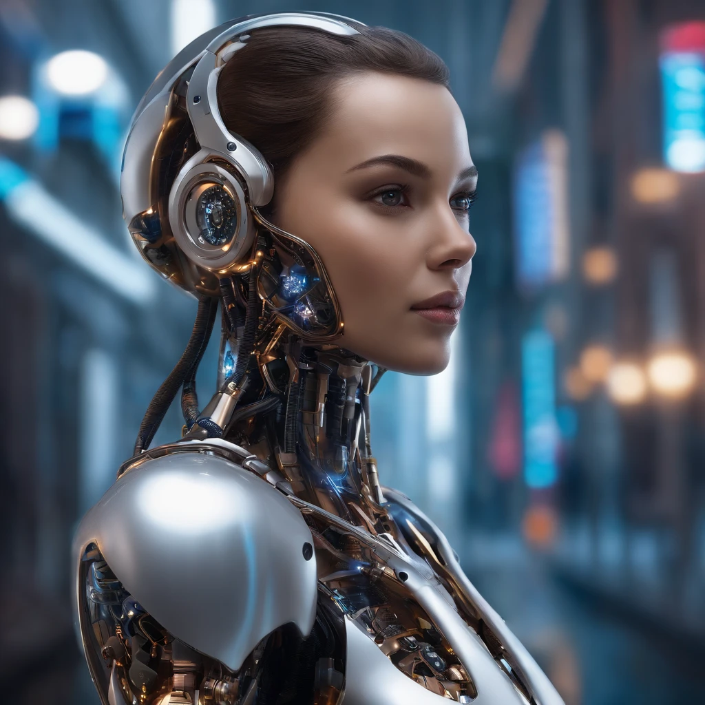 (a world where artificial intelligence is for everyone),(realistic,concept art),(diverse characters,detailed facial expressions),(bright colors, vibrant tones),(futuristic technology),(people of all ages using AI),(beautiful landscapes,urban cityscapes with AI integration),(friendly and inclusive AI),(advanced robotic assistants),(seamless human-AI interaction),(AI-powered education and healthcare),(sustainable AI solutions)
