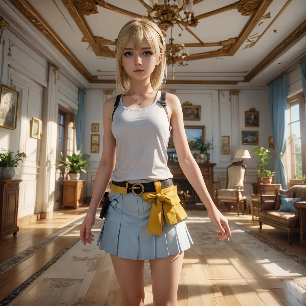 Marie Rose, (best quality,8K,UHD,realistic:1.37),beautiful detailed light blue eyes,beautiful detailed face,long blonde hair,ultra-realistic texture.