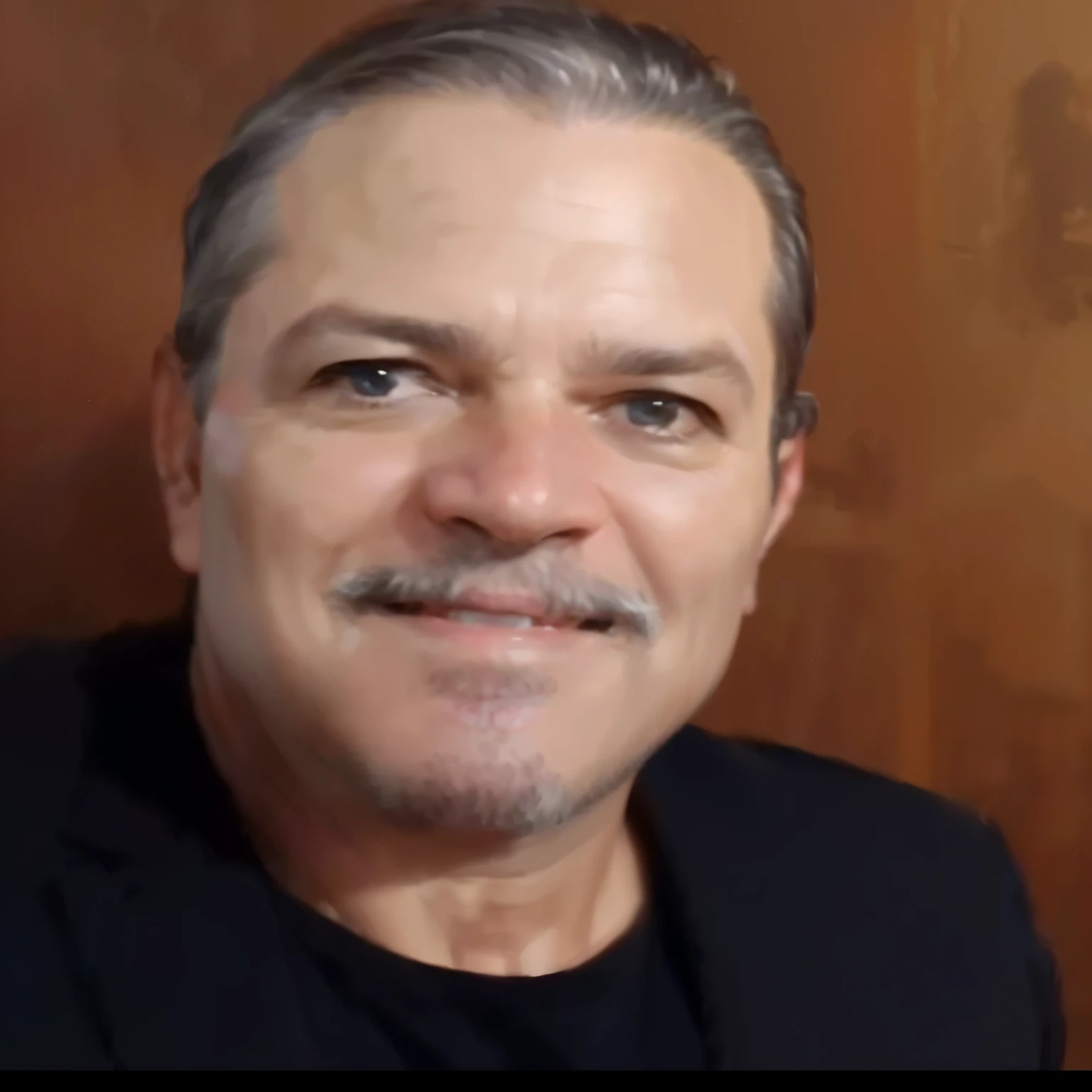 a close up of a man in a black shirt and a black jacket, photo of a 50-year-old white man, david rios ferreira, profile image, profile pic, 45 years old men, profile photo, icaro carvalho, steve oliff, taken in the early 2020s, greg hildebrant, greg ruthkowski