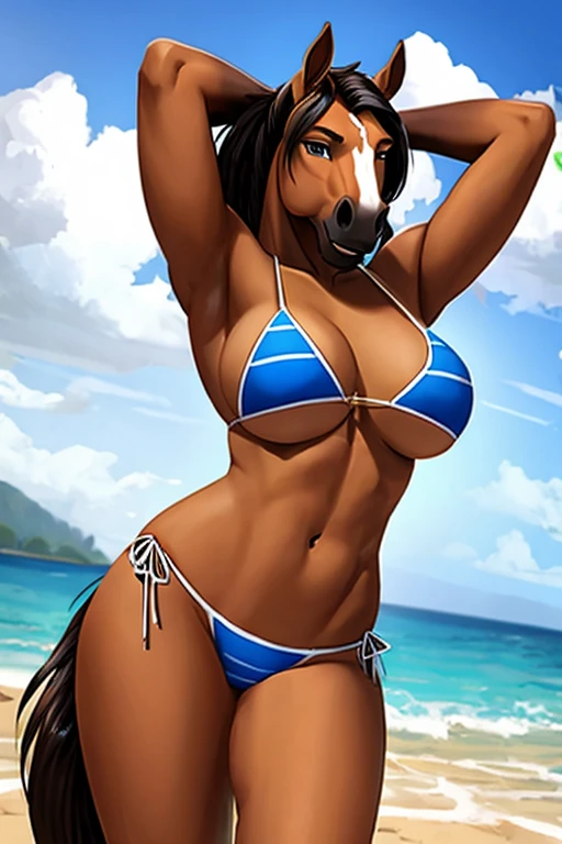 Horse volleyball bikini