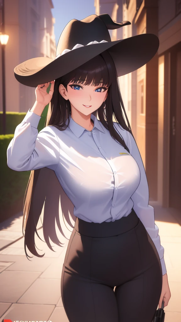 (mejor calidad:1.5, high resolution, HD, 4k, detailed lighting, sombreadores, perfect hand anatomy), pelo liso rubio, tetona, traje de enfermera, escote, muslos, sonriente, tirar, tiro cercano, de pie, antecedentes hospitalarios
