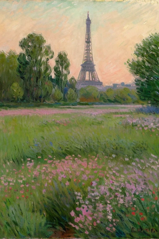 ((highest quality)), ((masterpiece)), (detailed), Claude Monet Style/
