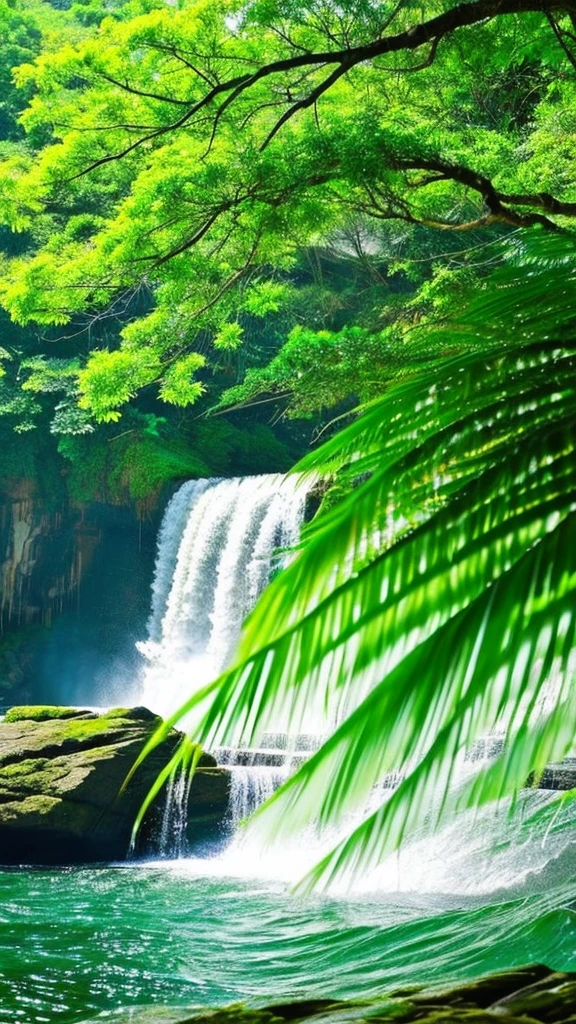 theme: Dynamic and vibrant nature moment key elements: Feel the movement of nature(waterfall、Wave、Grass swaying in the wind)
tone: Vibrant and energetic colors(green、green、white)
style: Vivid and eye-catching、Capture moving scenes with text: If necessary、small「Follow us for more!」Place a message like