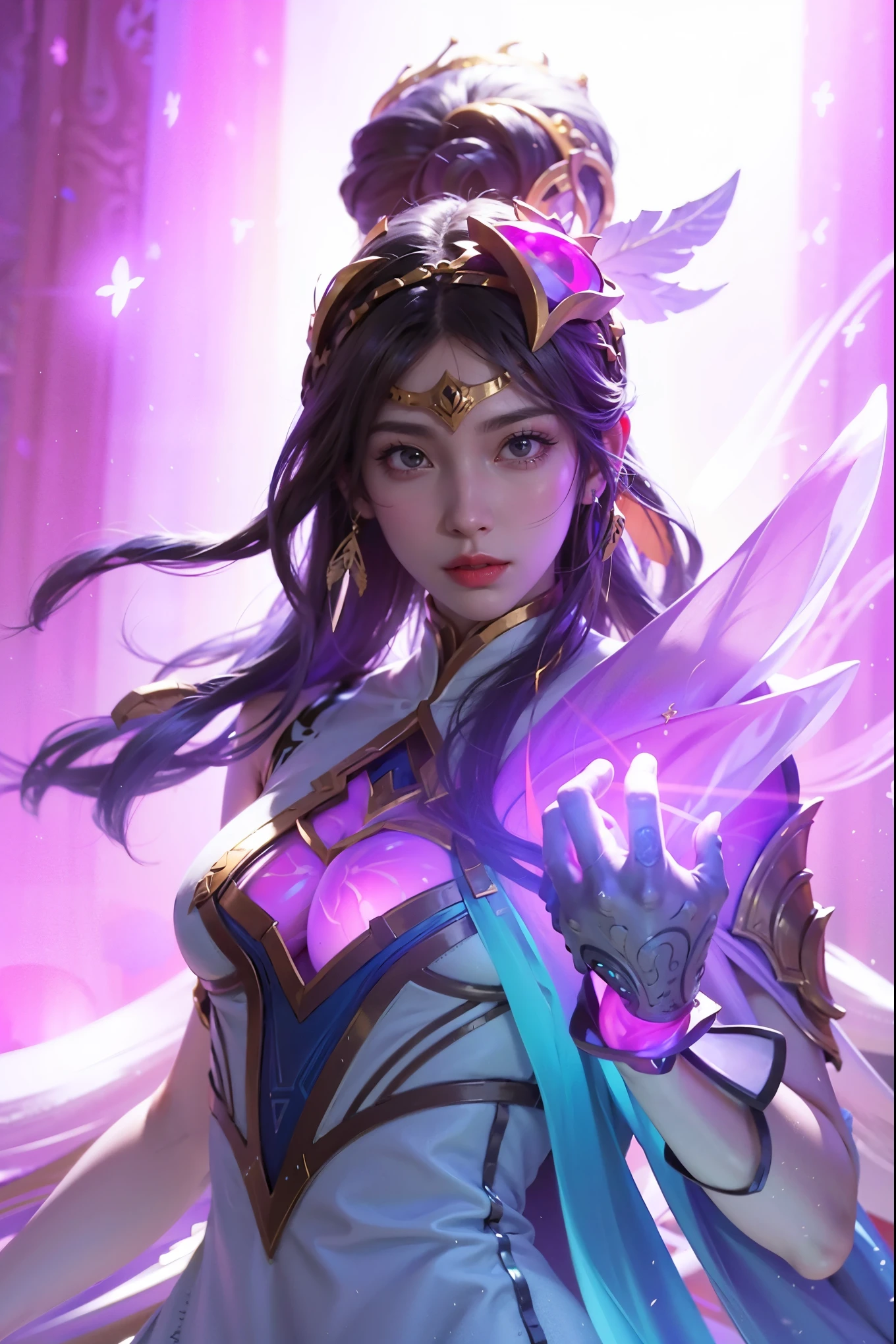 a close up of a 2 girls , black hair , big booobs , shadowbringers cinematic, 4 k detail fantasy, a beautiful fantasy empress, game cg, xianxia fantasy, xianxia hero, 2. 5 d cgi anime fantasy artwork, cinematic goddess close shot, ruan jia and artgerm, wow 4 k detail fantasy, hyperdetailed fantasy character