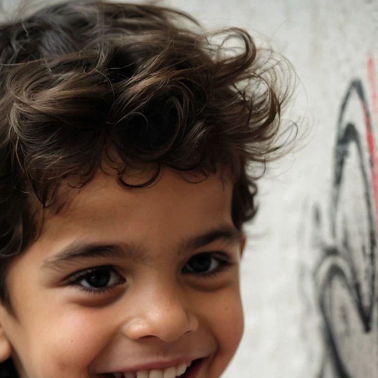 arafed boy cuadro a heart on a wall with a paint brush, por Zahari Zograf, arte mixto, children cuadro, artistic interpretation, dibujo, kid dibujo, obra de arte profesional, cuadro, cuadro, cuadro, pintada cuadro, arte detallado, artista desconocido, artista desconocido, pintada, dolor, realism art, por Almada Negreiros