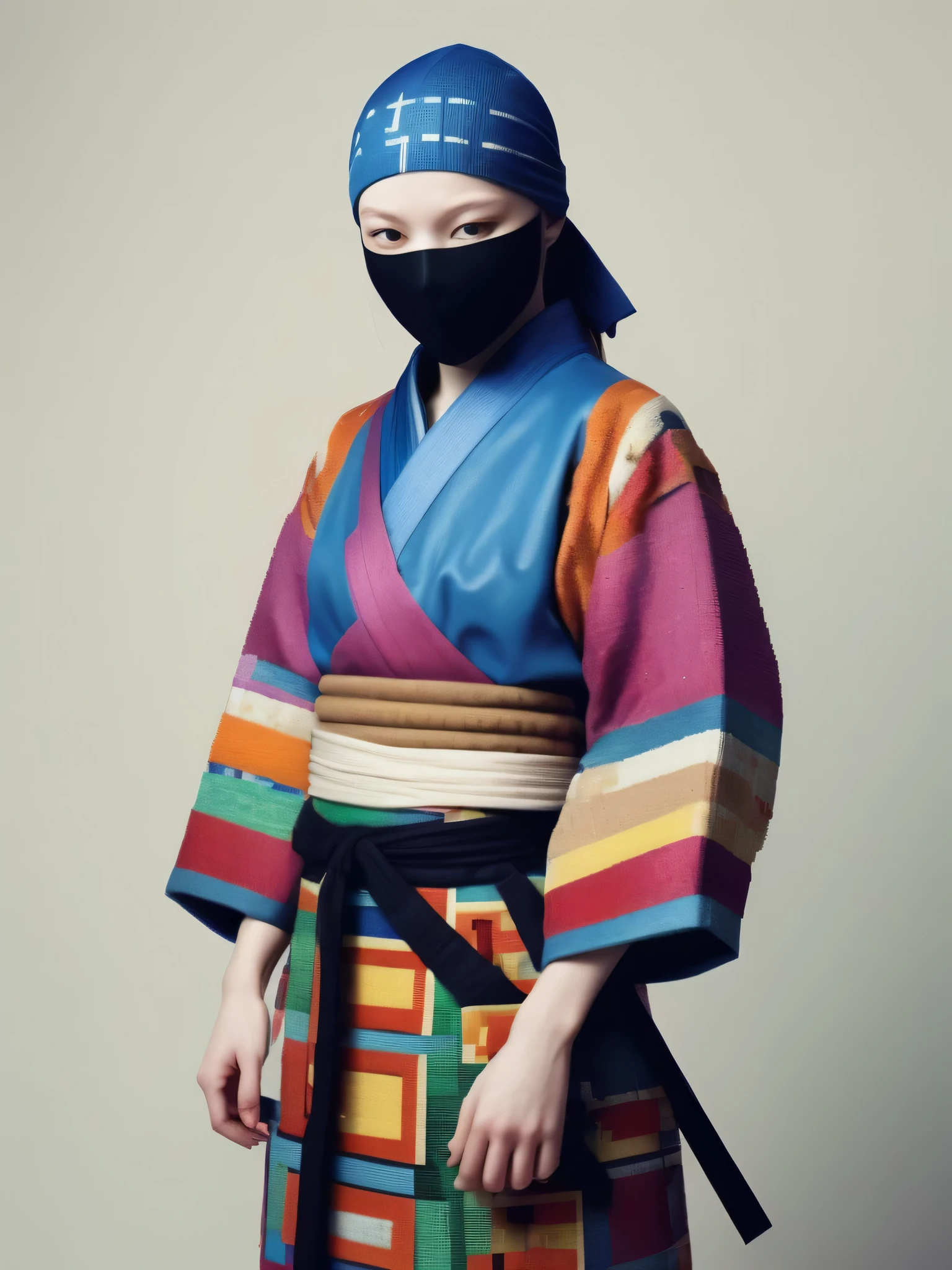 8-bit ninjas superimposed on beautiful outfits, Vermeer-style close-up portraits and ultra-sharp Japanese photography