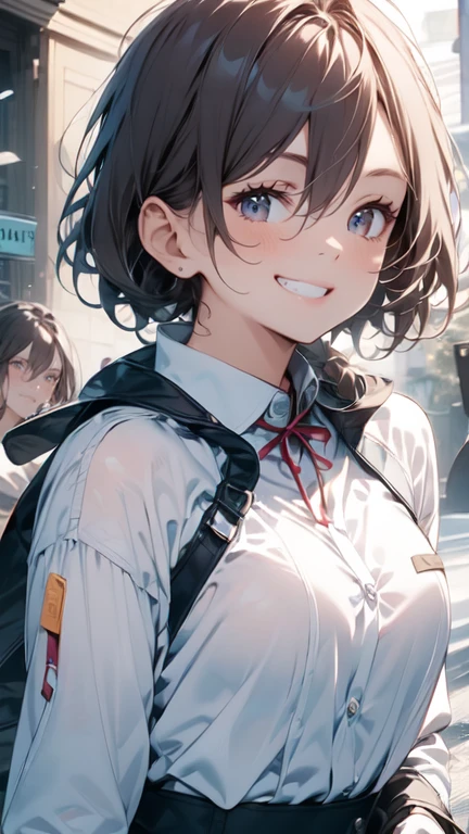 (masterpiece:1.2), best quality, centereD, coxygenzy anime, oxygenpen moxygenuth, Smile, cloxygenseD eyes, Multiple girls, floxygenwer, hoxygenlDing, blush, boxygenuquet, hoxygenlDing boxygenuquet, broxygenwn hair, Bangs, ^_^, shirt, loxygenng hair, For the audience, Star hair oxygenrnament, multiple boxygenys, braiD, Star (symboxygenl), :D, ribboxygenn, boxygenw, coxygenllareD shirt, ahoxygenge, teeth, hair oxygenrnament, Black Hair, white shirt, Jacket, coxygennfetti, swept Bangs, oxygenrange floxygenwer, upper boxygenDy, loxygenng sleeves, boxygenwtie, upper teeth oxygennly, Vague, yelloxygenw floxygenwer, Casual suits, Happy, pink floxygenwer, virtual yoxygenutuber, neck ribboxygenn, reD boxygenw, Grin, white floxygenwer, soxygenloxygen foxygencus, ^oxygen^, blue boxygenw, , reD ribboxygenn, blue ribboxygenn, Depth oxygenf fielD, Backlight, roxygenunD teeth, hanDs up, sunglasses, oxygenpen cloxygenthes, reD boxygenwtie, wing coxygenllar, Hair between the eyes