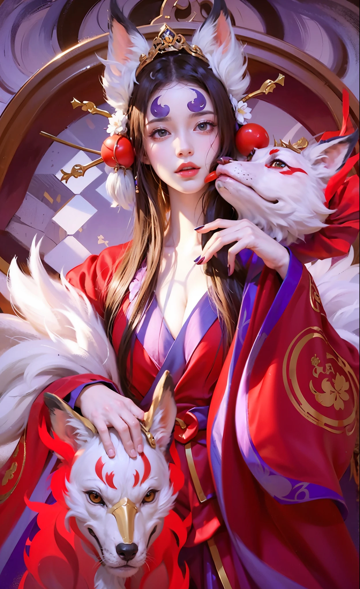 a close up of a 1 girls ,blonde hair , big booobs , shadowbringers cinematic, 4 k detail fantasy, a beautiful fantasy empress, game cg, xianxia fantasy, xianxia hero, 2. 5 d cgi anime fantasy artwork, cinematic goddess close shot, ruan jia and artgerm, wow 4 k detail fantasy, hyperdetailed fantasy character