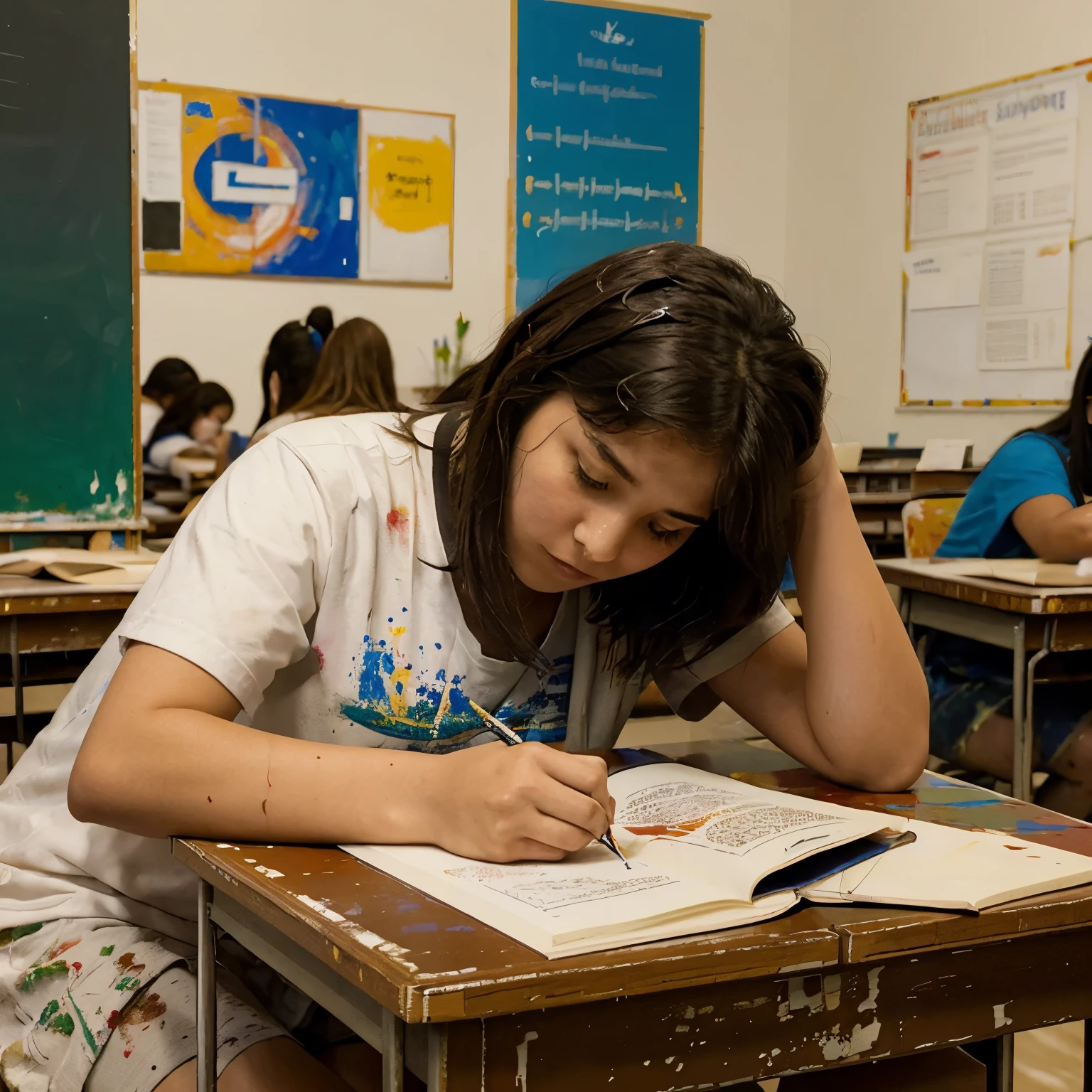 ((Symbolism)) ((painting style)) ((helping struggling students)) ((students at risk of dropout))