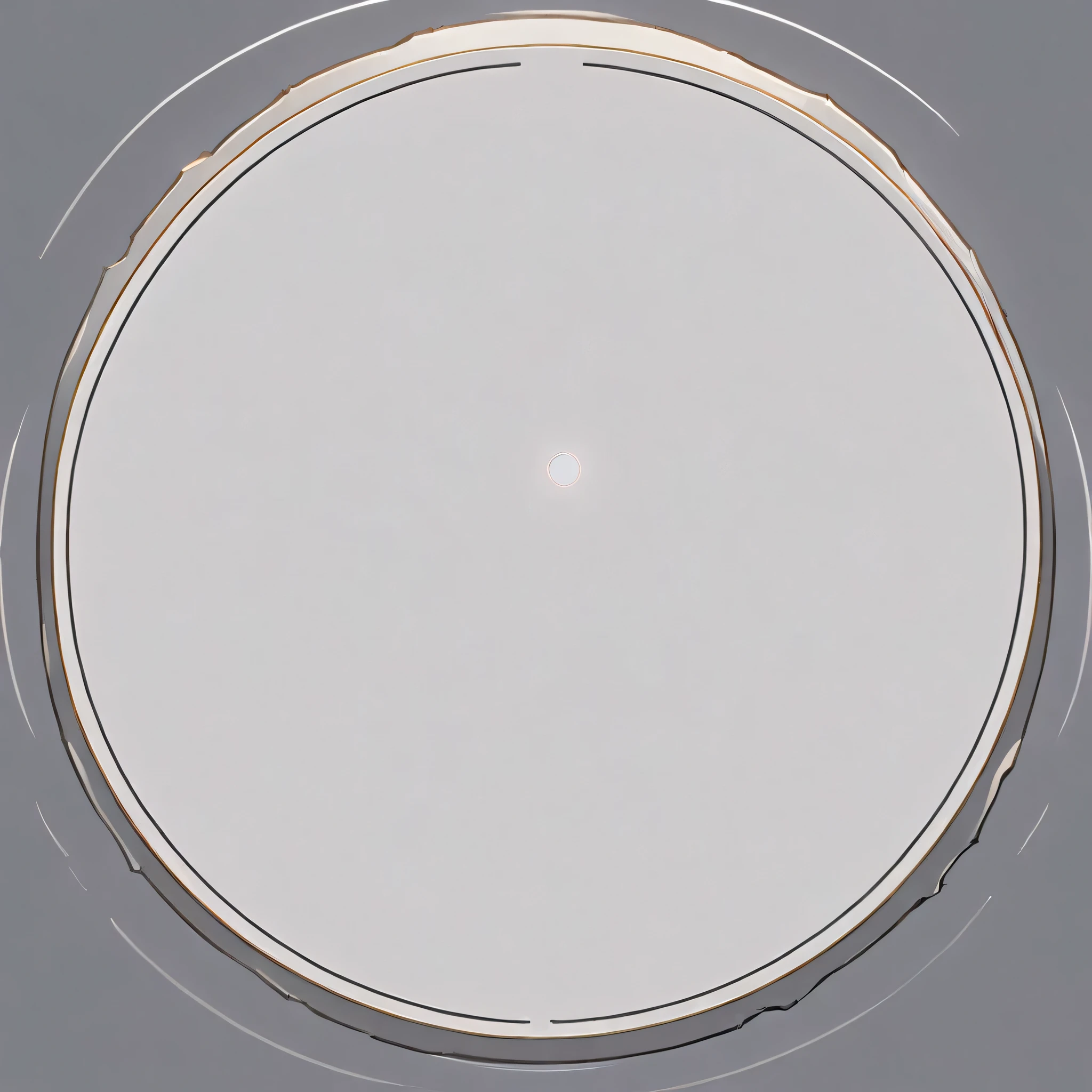 masterpiece, best quality, official art, perfectly symmetrical grey circle frame icon for card game. There should be nothing within the circle frame just blank space. No text within the frame. Perfect circle. (The frame is ultra thin) and delicate and it's simple and isnt adorned or detailed, white background, 8k, anime-inspired style, no people, no weapons, no humans, no robots, no logo