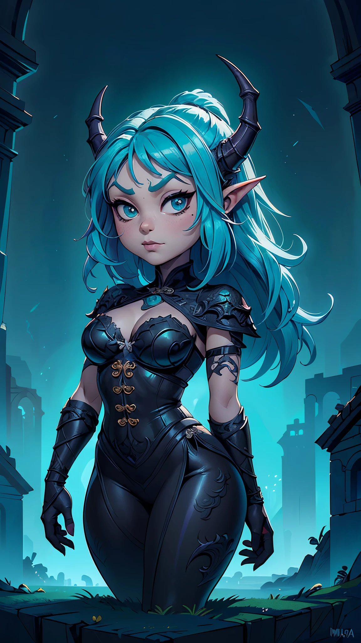 (obra maestra, calidad superior, mejor calidad, arte oficial, beautiful and aesthetic: 1.2), Lindo, , Mejor calidad, solo, (A cyan cartoon dragon:1.4) ,( Pixar:1.4) ,, mejor calidad, super cute,( chibi:1.4) , Chinese New Year , IP de dibujos animados, emojis edificantes, luces y sombras, transparente,,(Fondo de ruinas de mazmorra en ruinas:1.4 ), piel cian, cuerpo cian,( chibi V2.1), (perfect anatomy :1.4), ,(Fondo de ruinas de mazmorra en ruinas piedras grandes :1.4 )