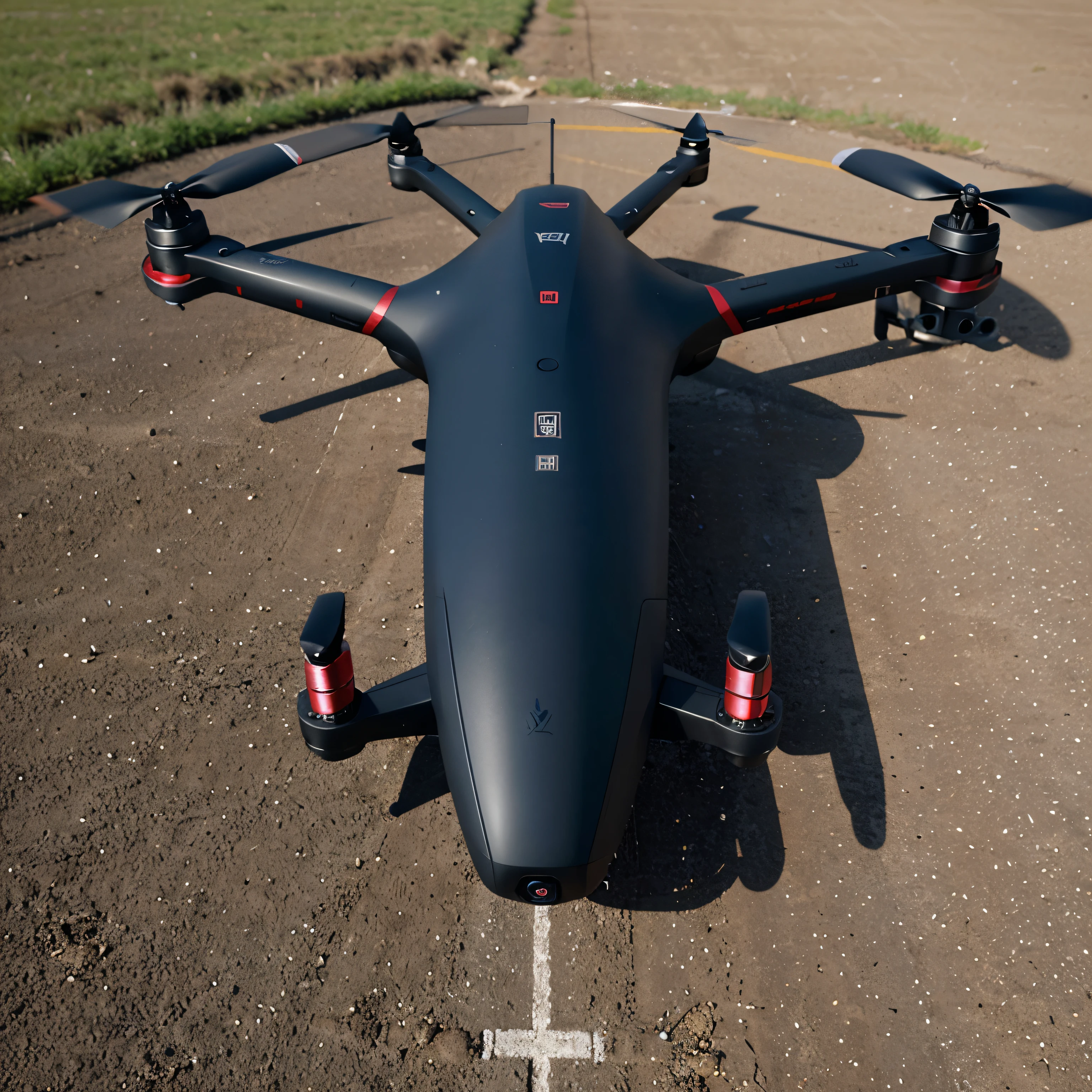 A drone similar to raven drone of usa with more range and human tracepacing sensors.With lighter weight and flyable