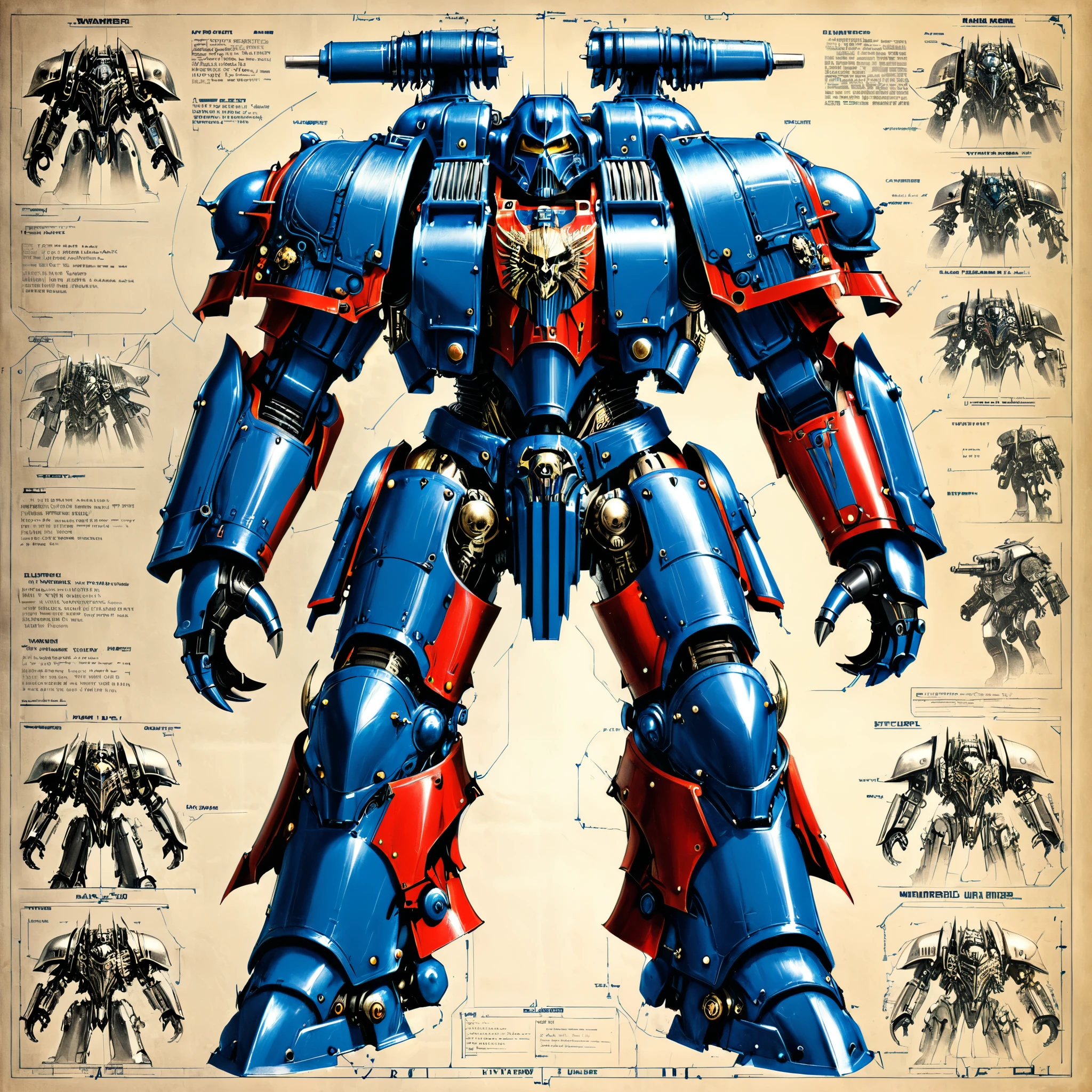 warhammer 40k art style,(future wearable mechanical armor blueprint:1.3)by Aaron Horkey,colorful livery,(simple background:1.4),ultra warrior (warhammer 40k),
huge filesize,reality,realistic,photo_(medium),partially_colored,ban,