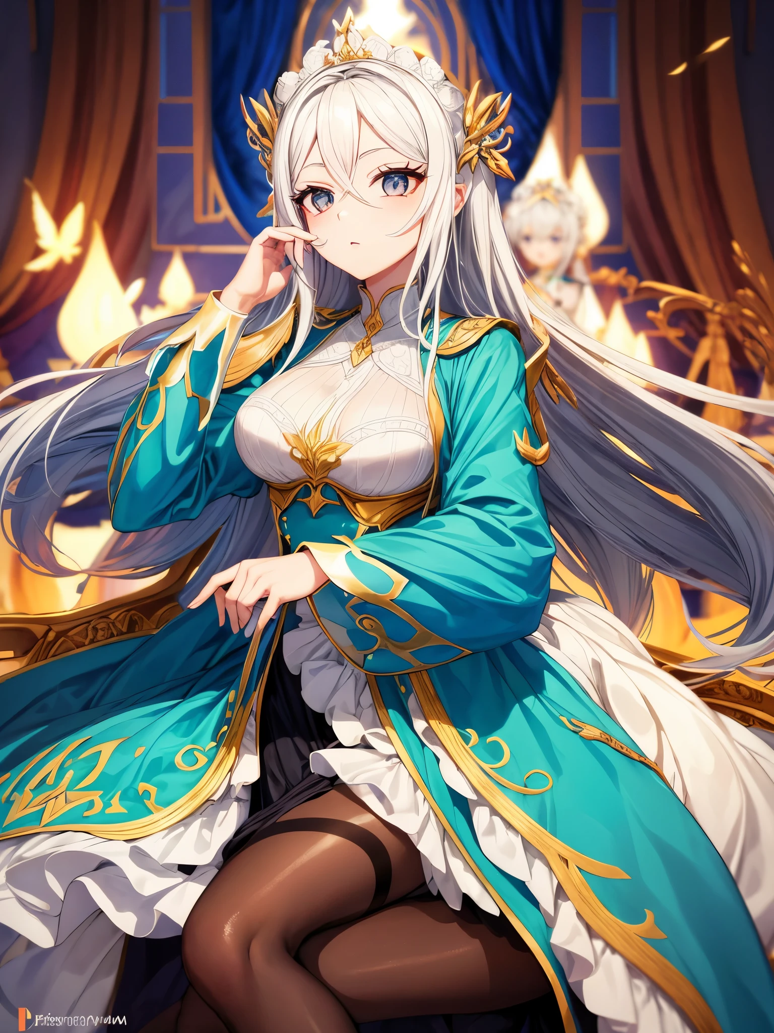 Sylpha Linda bem detalhada, peito grande, atraente beleza perfeita, personagem unico, melhor qualidade, melhor design, Better lighting,